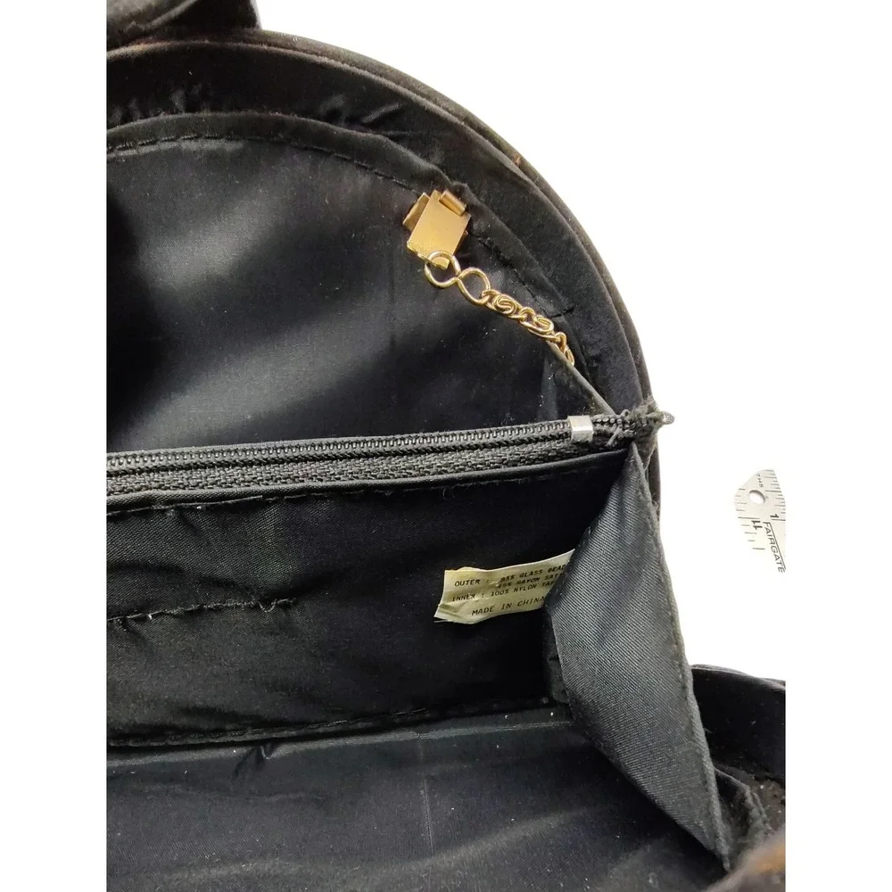 Bob Mackie Vintage Purse Glass Beaded Rainbow Dome Clutch Art Deco Boho SEE - Picture 10 of 13